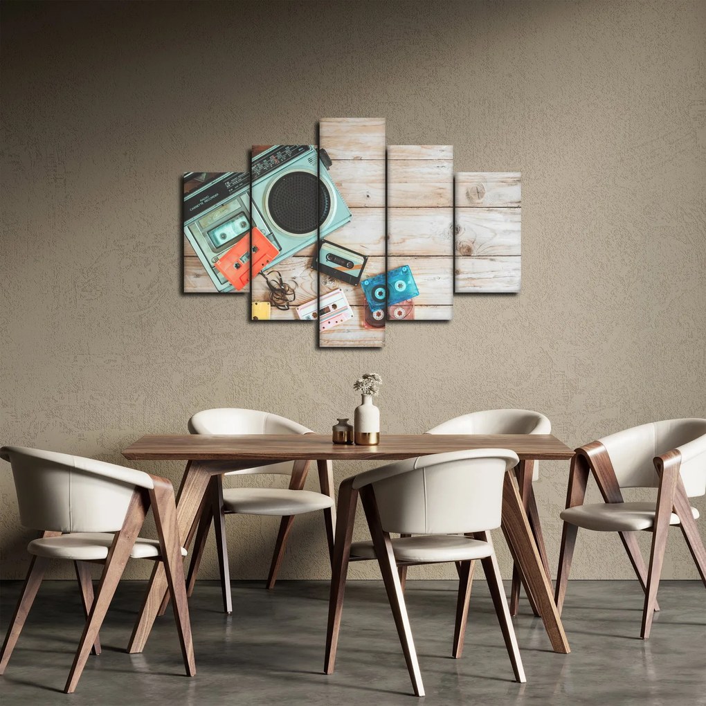 Obraz - Retro rádio (150x105 cm)
