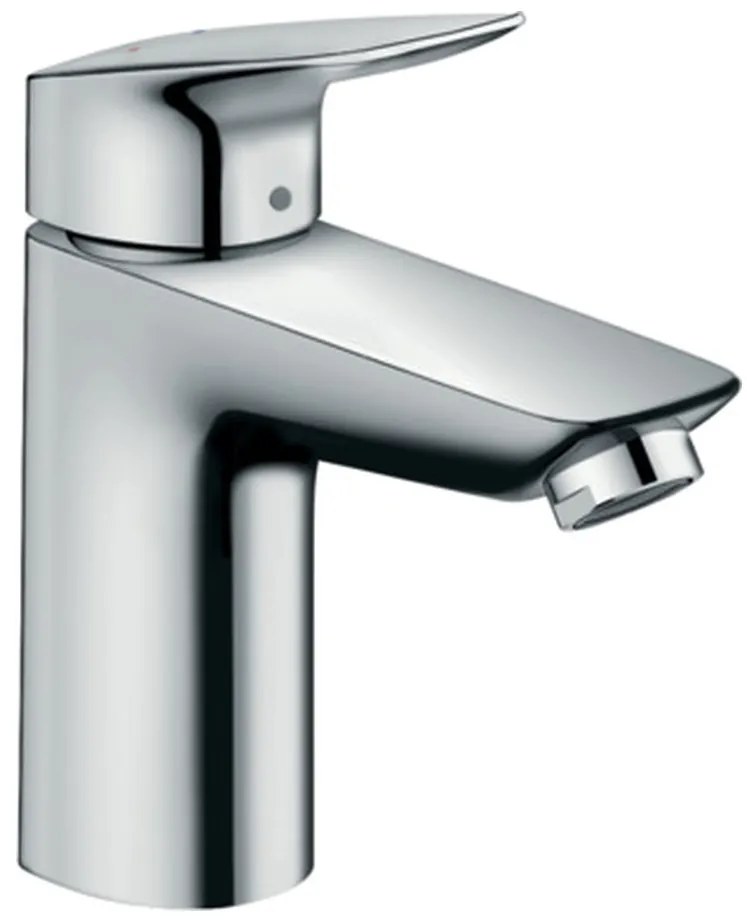 Hansgrohe Logis, páková umývadlová batéria 100 s kovovou odtokovou súpravou s tiahlom, chrómová, HAN-71171000