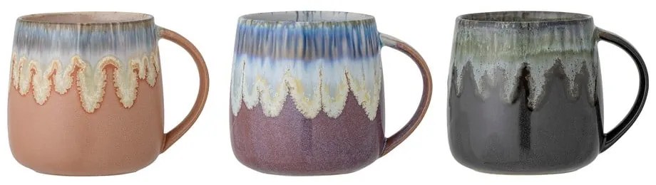 Kameninové hrnčeky v súprave 3 ks 460 ml Cloe – Bloomingville