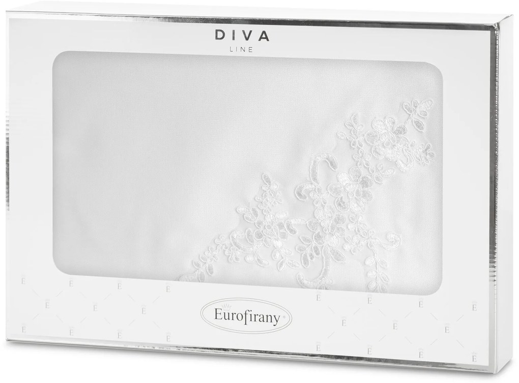 EUROFIRANY OBRUS TULIA 140X220 CM BIELA