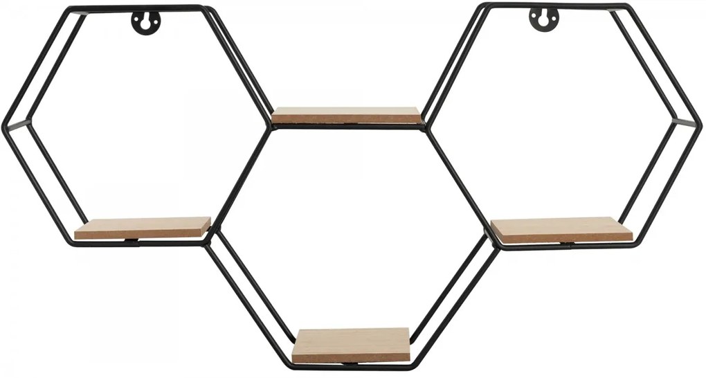 Tutumi Nástěnná police HEXAGON