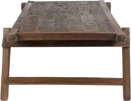 Konferenčný stolík Army z recyklovaného dreva - 175*85*42 cm