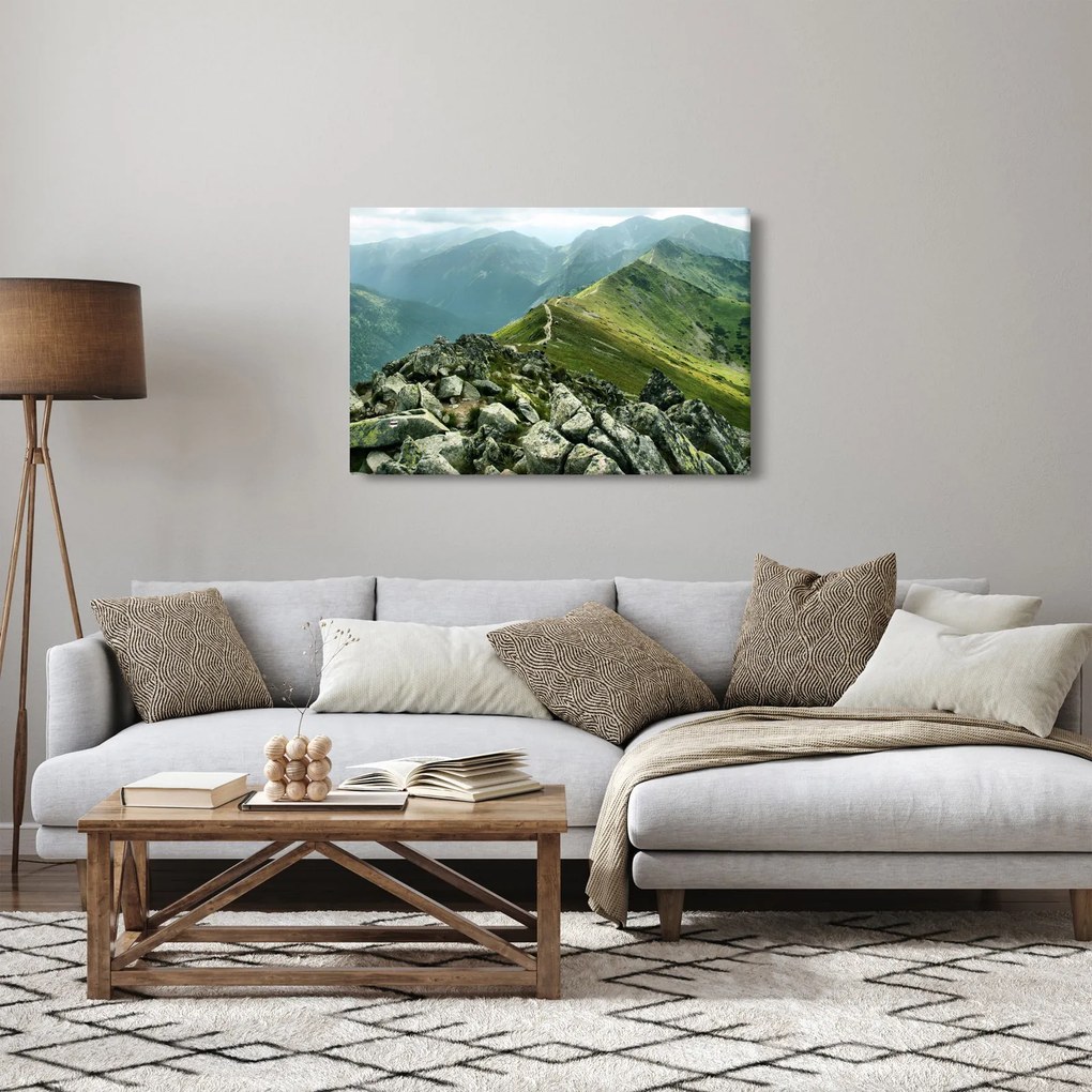 Obraz - Horská krajina (90x60 cm)