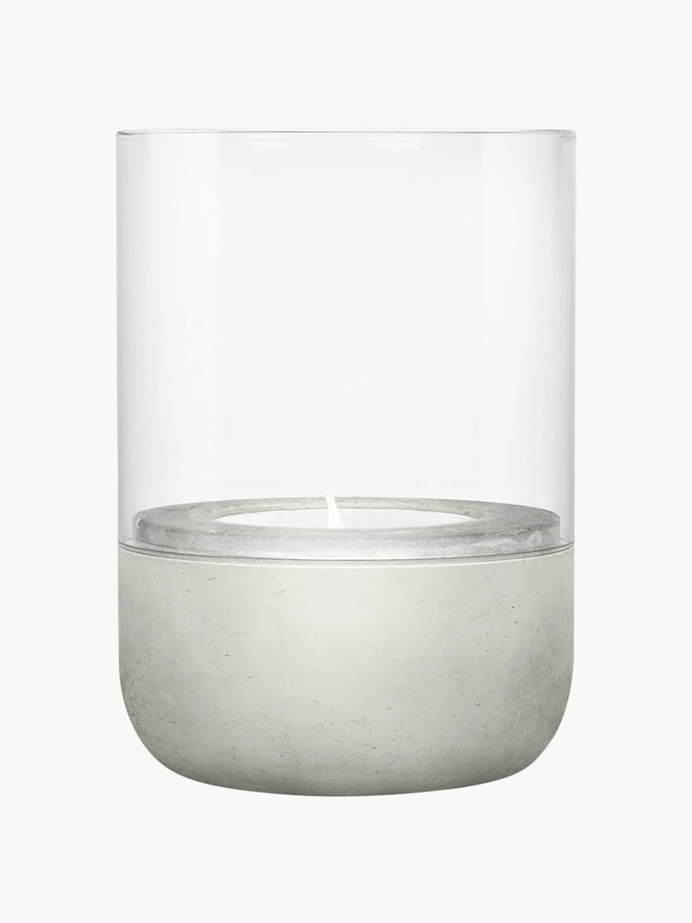 Betónové svietniky na čajové sviečky Calma, 2 ks