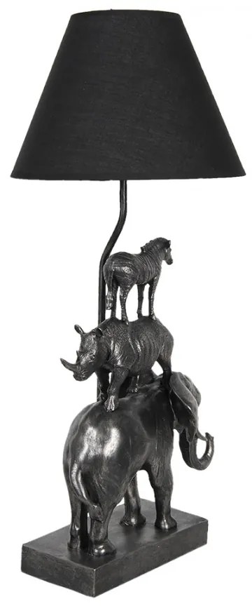 Antracit stolné svietidlo AFRIKA 65*32