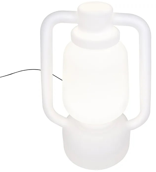 Stojacia lampa biela 110 cm IP44 - Storm Extra Large