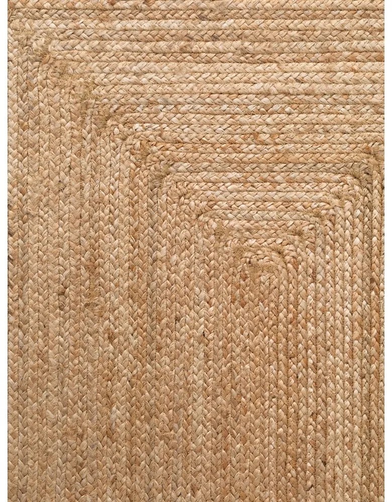 Obojstranný/ručne tkaný jutový behúň v prírodnej farbe 80x200 cm Juno – Hanse Home