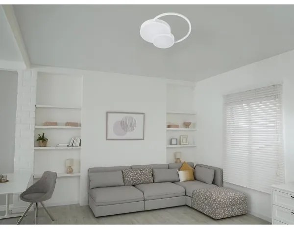 LED Stmievateľné stropné svietidlo LED/60W/230V 3000-6500K biela + diaľkové ovládanie