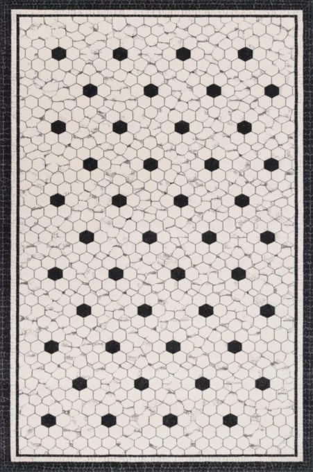 Koberec Agnella Agnus Mosaica biely