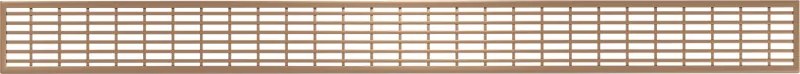 Mexen Flat, lineárny podlahový žľab 70 cm, medená matná, 1C33070