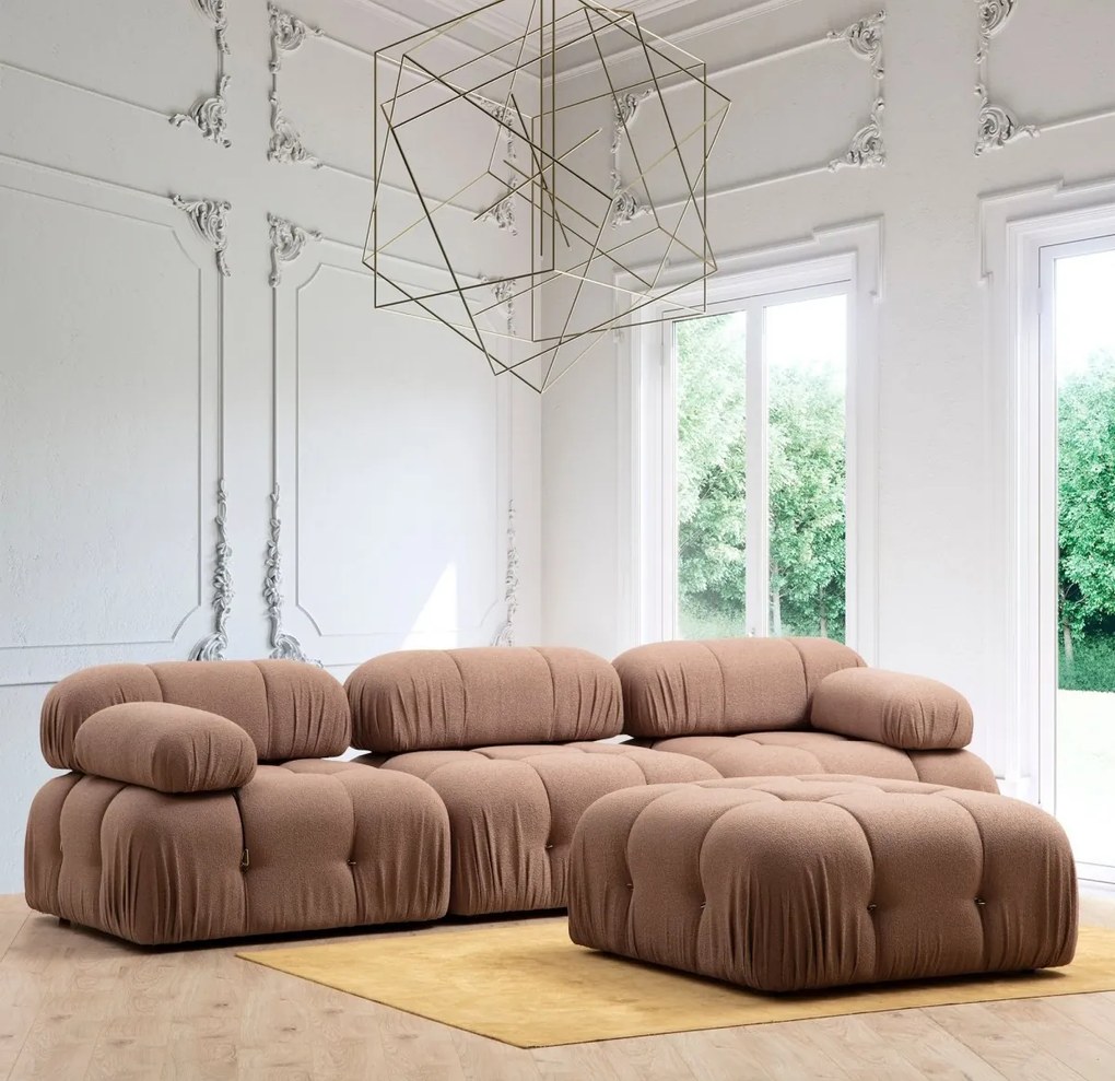 Taburet Bubble 95 cm bouclé - výber z 8 prevedení