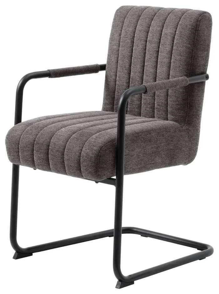 Tmavosivá jedálenská stolička Trout – Unique Furniture