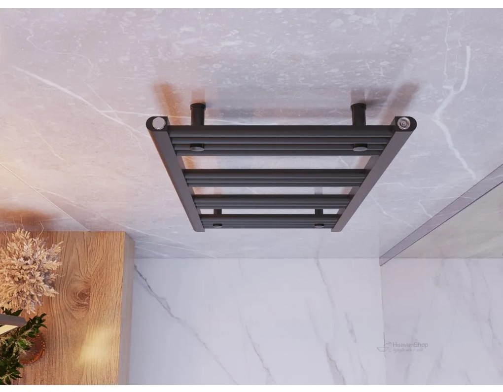 Gamma Erga Basic, vykurovacie teleso 900x500 mm, 353 W, čierna matná, ERG-LAV-BASIC-9050-BK