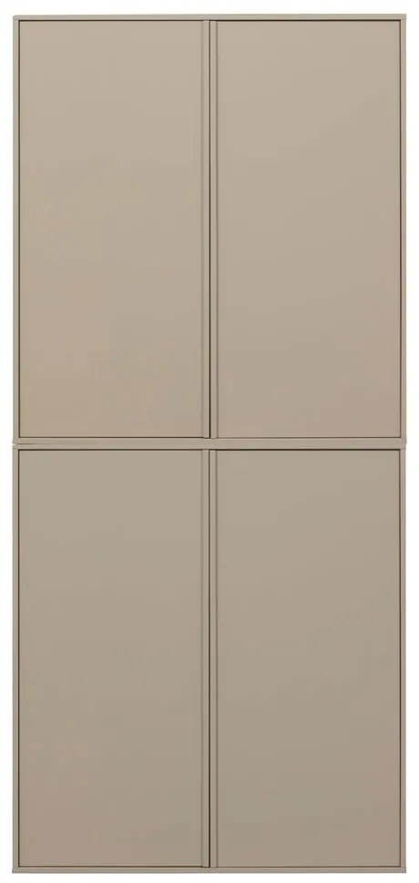 Krémová modulárna skriňa z borovicového dreva 100x220 cm Daily – vtwonen