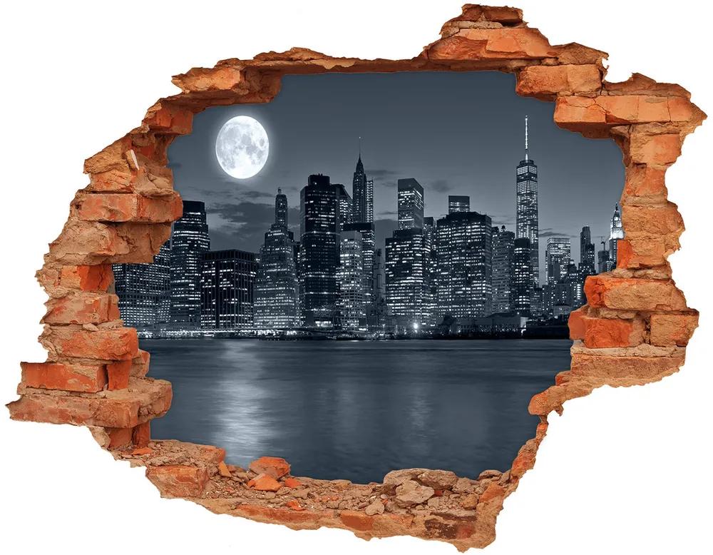 Fototapeta diera na stenu 3D New york v noci nd-c-78010897