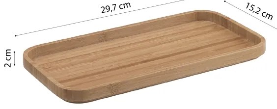 Gedy - Kúpeľňový podnos NINFEA bambus