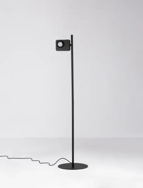 LED stmievateľný čierna stojaca lampa Kedros