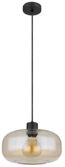 Globo 15566HA - Luster na lanku GIUSEPPE 1xE27/40W/230V pr. 28 cm číra