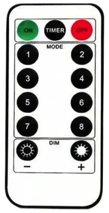 LED záves CD001-138 s diaľkovým ovládaním