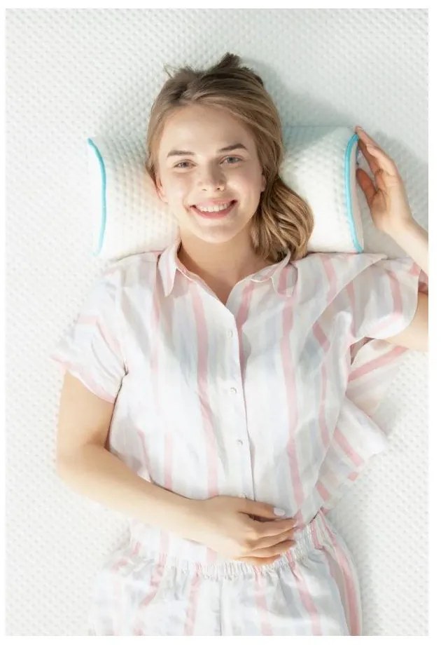 Ergonomický vankúš s výplňou z pamäťovej peny 18x42 cm – Mila Home