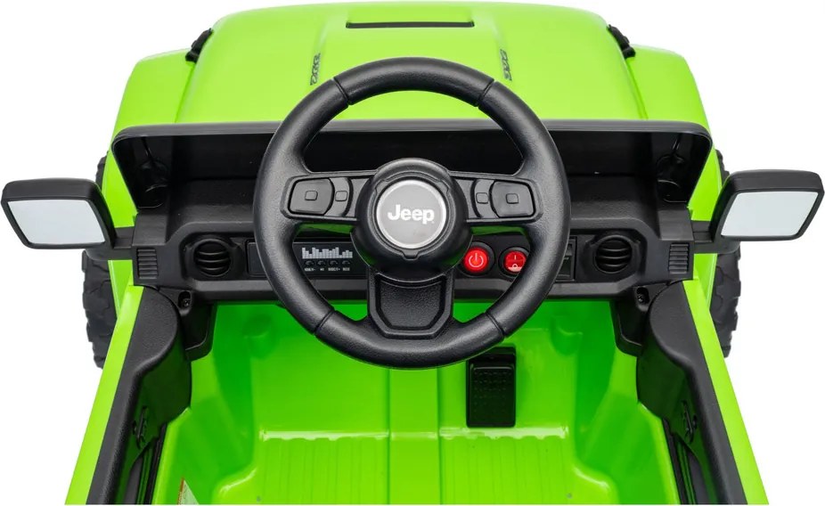 LEAN CARS Akumulátorové vozidlo Jeep Rubicon DK-JWR558 24 V, zelené