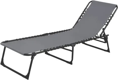 Zahradné ležadlo Bielfeld, šedé%