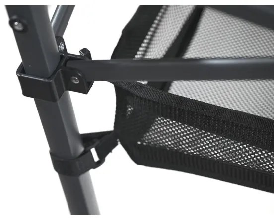 Skladací kempingový stôl 118x70 cm antracit