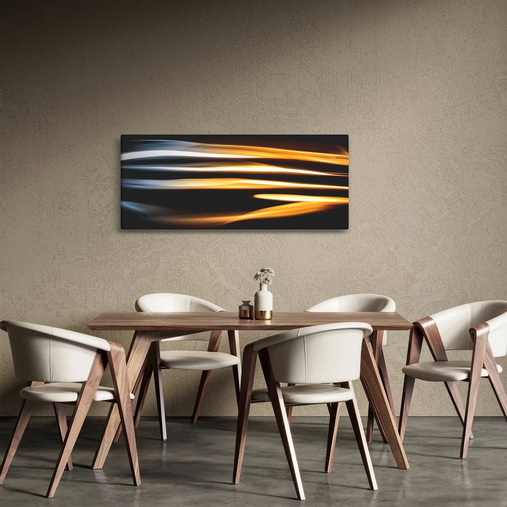 Čierny obraz (120x50 cm)