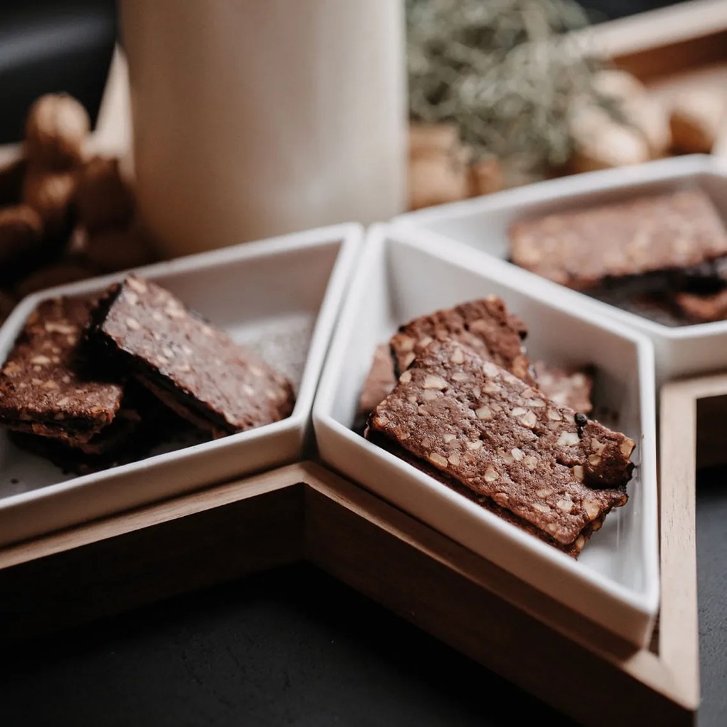 räder Servírovací podnos s miskami Star 40 cm