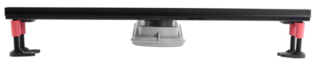 Rea NEOX Superflow, odtokový sprchový žľab 90 cm, čierna matná, REA-G7808