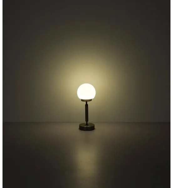 Globo 21034S - LED Nab. dot. stol. lampa HAKU LED/2,5W/5V 2700/4000/6500K čierna