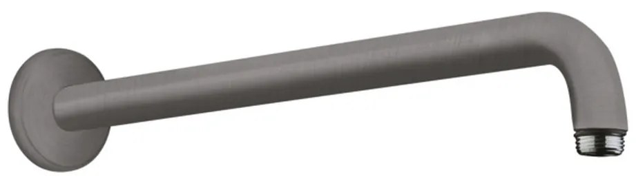 Hansgrohe Hansgrohe, sprchové rameno 389 mm, kartáčovaný čierny chróm, HAN-27413340