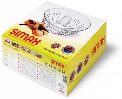 Simax 5041 sklenená forma na bábovku, 25 cm, 2 l