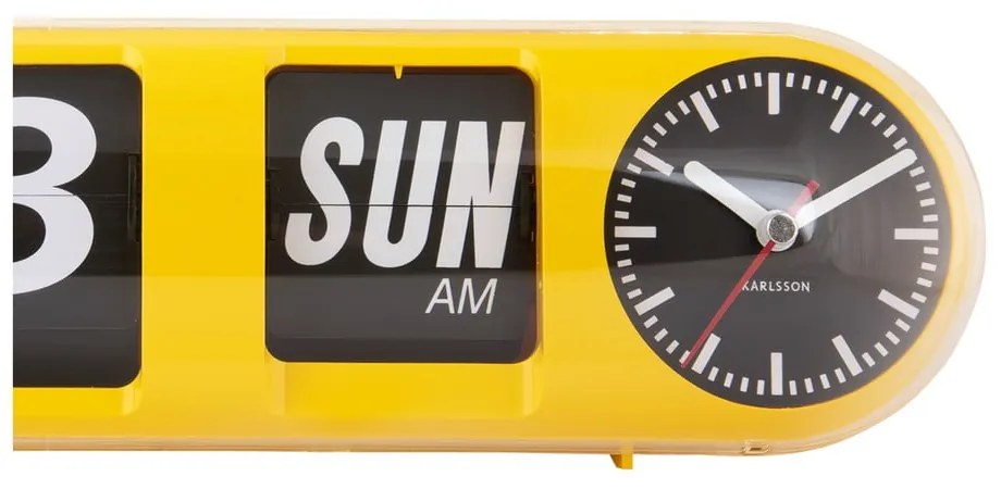 Nástenné hodiny Tube Flip – Karlsson