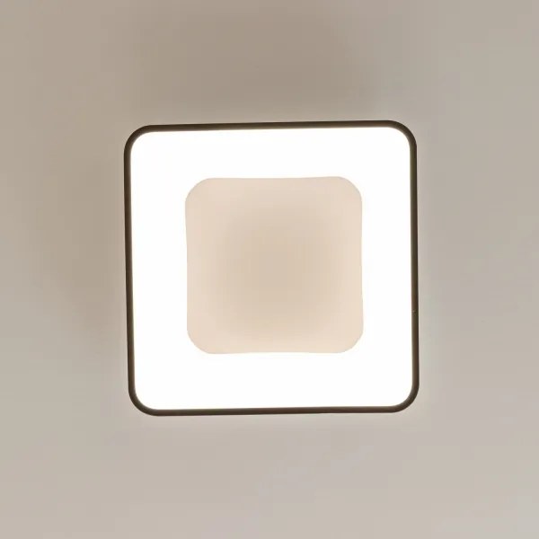 Brilagi - LED stmievateľné stropné svietidlo FALCON II LED/80W/230V 40x40 cm čierne + diaľkové ovládanie