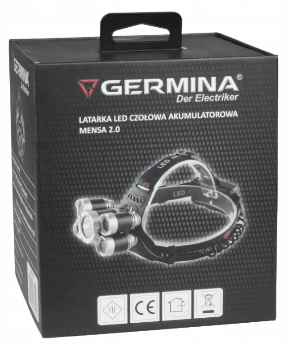 Germina LED čelovka dobíjacia 200lm IP44 USB C - VÝKONNÁ