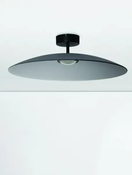 LED čierno-dymové moderné stropné svietidlo Polifemo 60