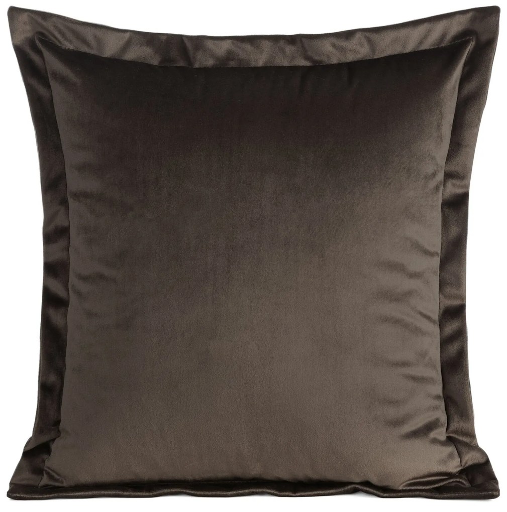 DEKORAČNÁ OBLIEČKA NA VANKÚŠ RIA45X45 CM HNEDÁ