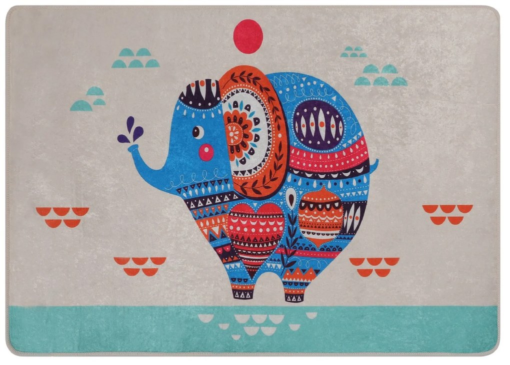 Kúpeľňový koberec ELEPHANT 80x120 cm viacfarebný