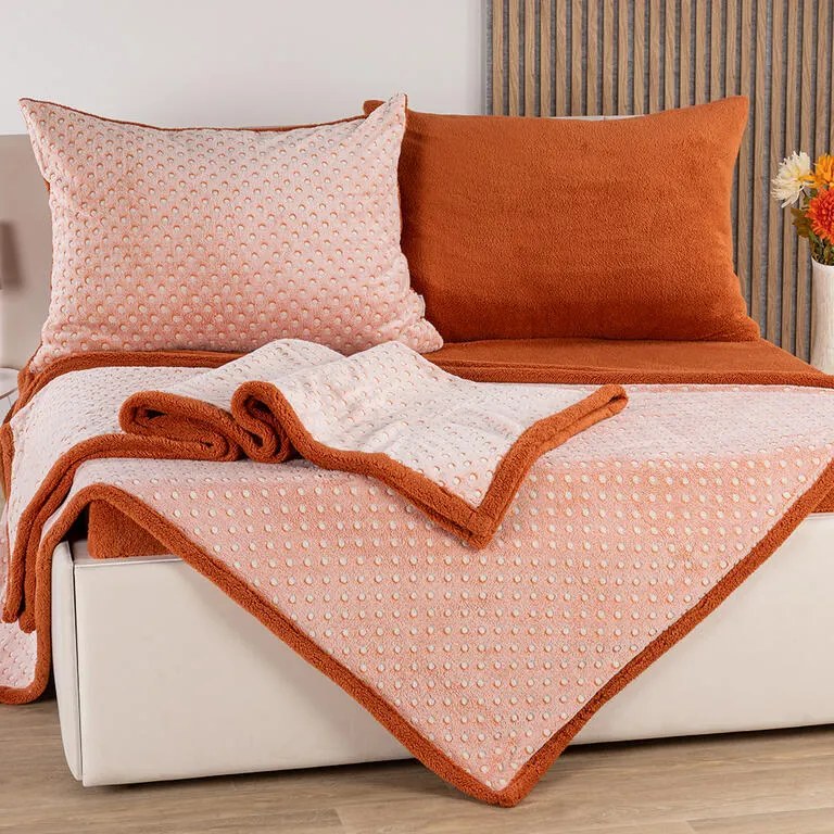 Baránková súprava POLKA karamelová 3 ks