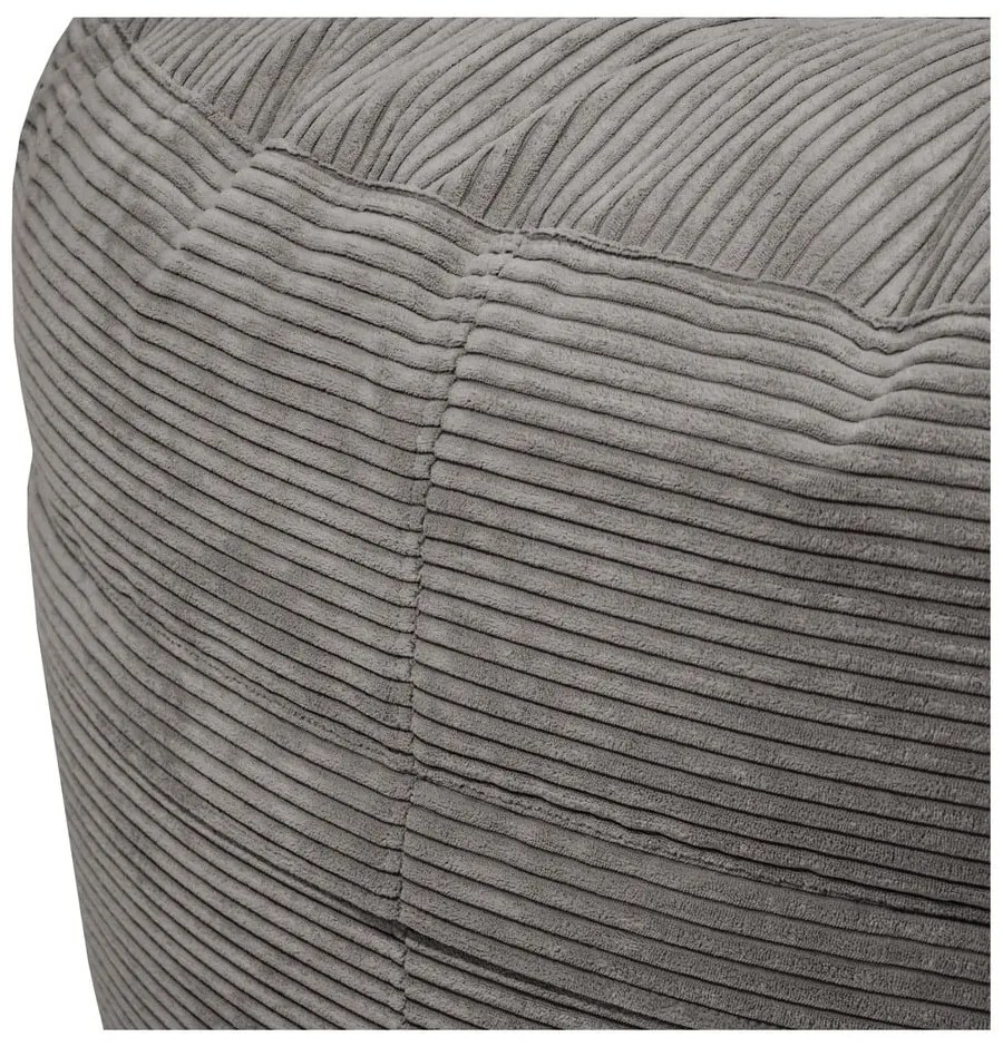 Fialový menčestrový sedací vak Roll 105 – SLOWDOWN