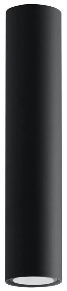 Sollux SL.0436 - Bodové svietidlo LAGOS 1xGU10/10W/230V čierna