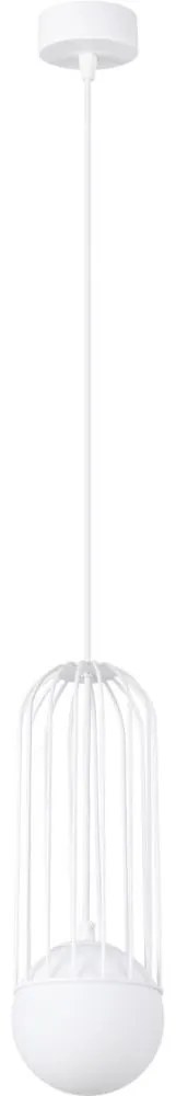 Sollux SL.1331 - Luster na lanku BRINA 1xG9/8W/230V biela