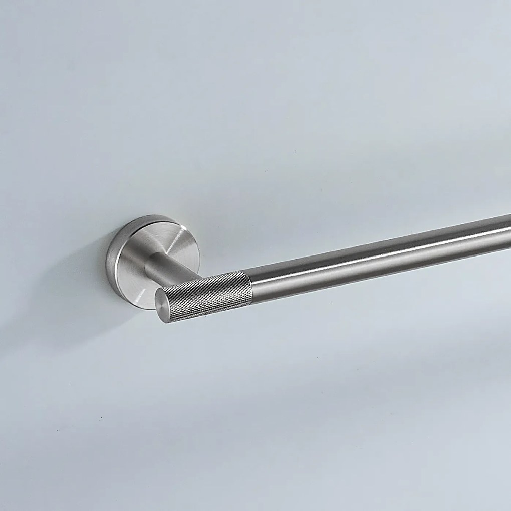 Rea Modern, kúpeľňový vešiak na uteráky 60cm, 6603, brúsená oceľ, REA-98002
