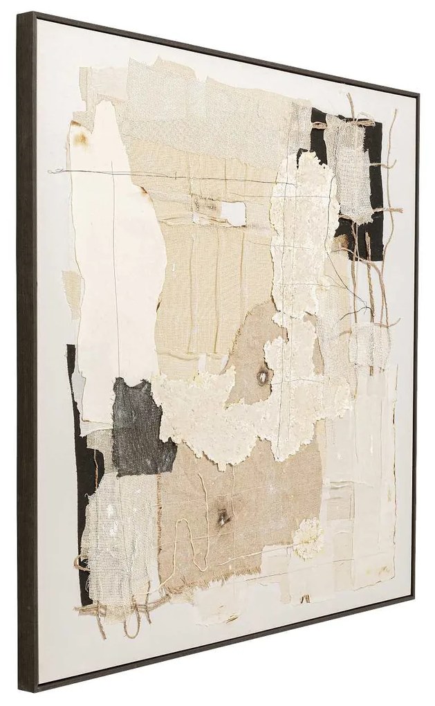 Arty Collage obraz béžový 120x120 cm