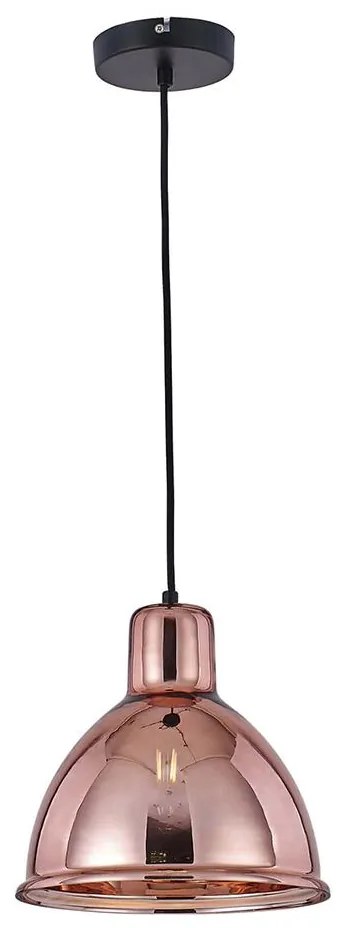 Klausen 111012 - Luster na lanku CREATE 1xE27/11W/230V rose gold