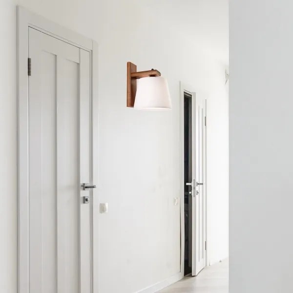 Nástenné svietidlo 1xE27/60W/230V dub