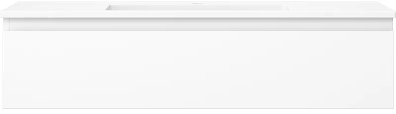 Mexen Orio, kúpeľňová skrinka 100 cm s umývadlom Otis, 1 zásuvka, biela matná, 91A10-10023-1-BF01-W18M01