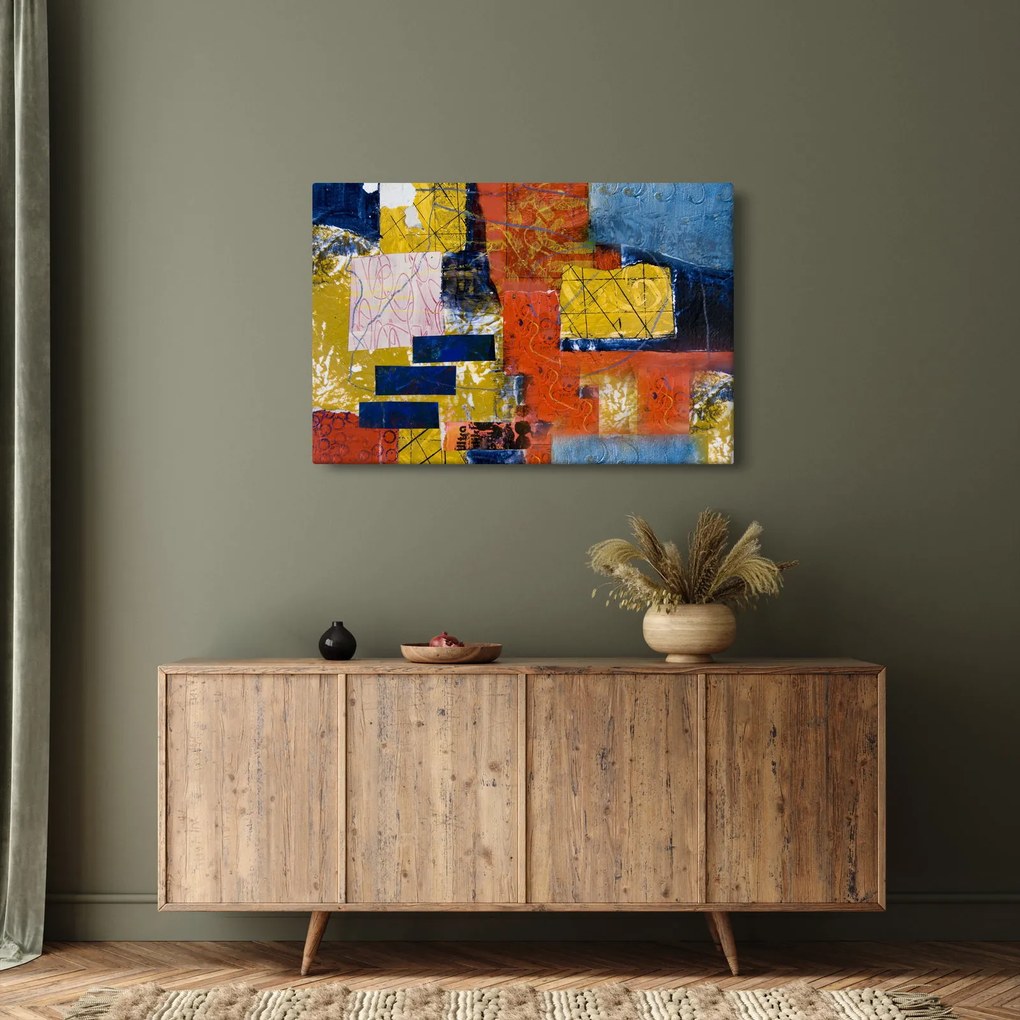 Obraz - Abstrakcia (90x60 cm)