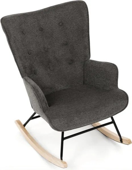 Hojdacie kreslo sivé AK-373 GREY2
